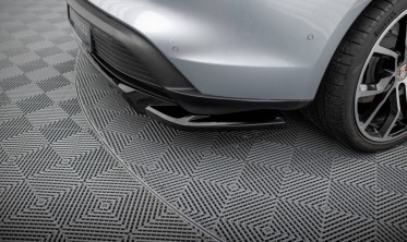Тюнінговий дифузор (накладка) на задній бампер Porsche Taycan Mk1 фото