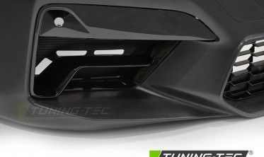 Передний бампер + нижняя накладка в стиле М5 LCI для BMW 5 G30, G31 17-20 фото