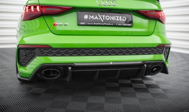 Карбоновый диффузор на задний бампер Audi RS3 8Y Sedan фото