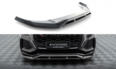 Карбоновая накладка (сплиттер) на передний бампер Audi RSQ8 Mk1 фото