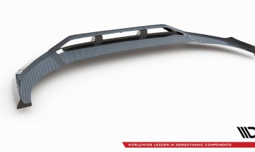 Карбоновая накладка (сплиттер) на передний бампер Audi RSQ8 Mk1 фото