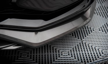 Карбоновая накладка (сплиттер) на передний бампер Audi RSQ8 Mk1 фото