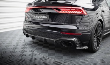 Карбоновый диффузор заднего бампера Audi RSQ8 Mk1 фото