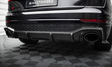 Карбоновый диффузор заднего бампера Audi RSQ8 Mk1 фото