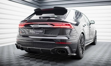 Карбоновый диффузор заднего бампера Audi RSQ8 Mk1 фото