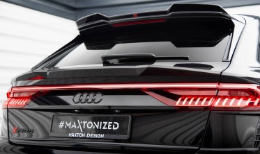 Карбоновый спойлер на крышку багажника Audi RSQ8 / SQ8 / Q8 S-Line Mk1, нижний фото