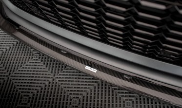 Карбонова накладка (спліттер) на передній бампер Audi RS6 C8 / RS7 C8 фото