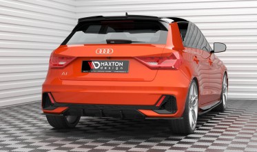 Боковые тюнинг накладки заднего бампера Audi A1 GB S-Line вер. 2 фото