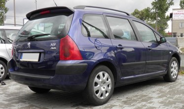 Спойлер на задню дверку Peugeot 307 SW універсал фото