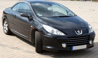 Накладки (уголки) переднего бампера Peugeot 307 рестайлинг фото