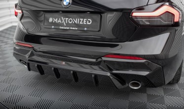 Тюнинговый диффузор (накладка) на задний бампер BMW 2 G42 фото