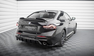 Тюнинг накладки на край заднего бампера BMW 2 G42 вар. 4 фото