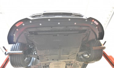 Нижняя тюнинг накладка (юбка) на передний бампер Seat Arona FR Mk1 рестайл фото