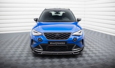 Нижняя тюнинг накладка (юбка) на передний бампер Seat Arona FR Mk1 рестайл фото
