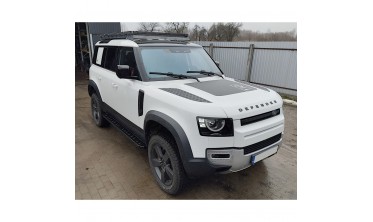 Пороги с отверстиями Land Rover Defender L663 фото