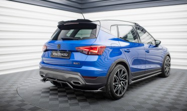 Нижний тюнинг диффузор (накладка) на задний бампер Seat Arona FR Mk1 рестайл фото