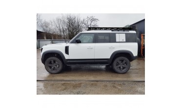 Пороги с трубами Land Rover Defender L663 фото