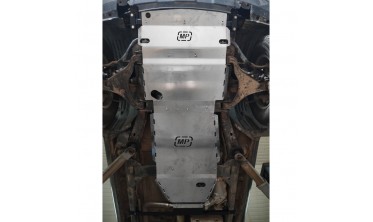 Комплект алюмінієвих захистів Nissan Navara D40 (2005-2014) фото