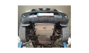 Комплект алюмінієвих захистів Nissan Navara D40 (2005-2014) фото