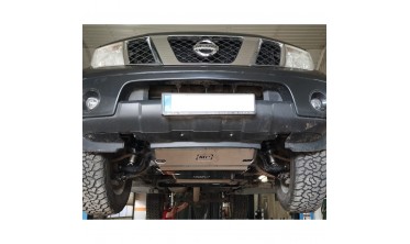 Комплект алюмінієвих захистів Nissan Navara D40 (2005-2014) фото