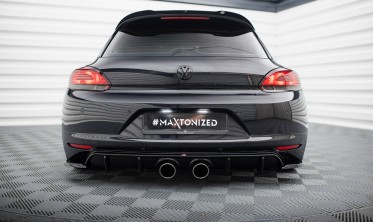 Дифузор заднього бампера VW Scirocco Mk3 під випускну систему R32 фото