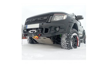 Комплект защит алюминиевых Ford Ranger (2011-...) фото