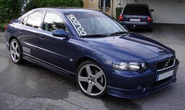 Ннакладки на передние фары Volvo S60 / V70 / XC70 вариант 2 фото