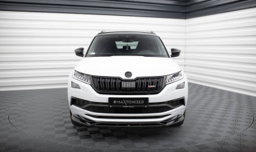 Дифузор тюнінговий на передній бампер Skoda Kodiaq Mk1 Sportline/RS фото