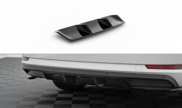 Центральна накладка заднього бампера Skoda Superb МК3 фото