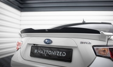 Накладка на спойлер багажника Subaru BRZ рестайл  фото