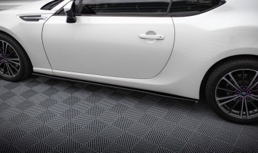 Боковые накладки на пороги Subaru BRZ / Toyota GT86 рестайл фото
