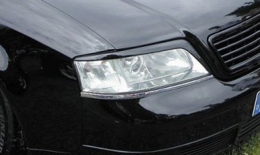 Накладки на передние фары Audi A6 С5 дорестайл фото