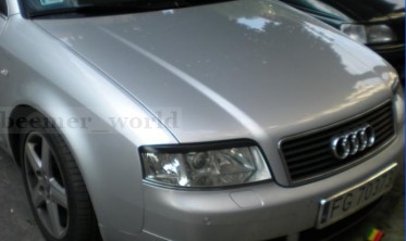 Накладки на фары Audi A6 C5 рестайлинг фото