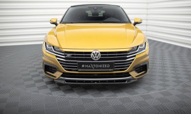 Тюнинг накладка на передний бампер Volkswagen Arteon (версия 2) фото
