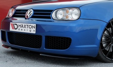 Тюнинговый диффузор переднего бампера VW Golf 4 фото