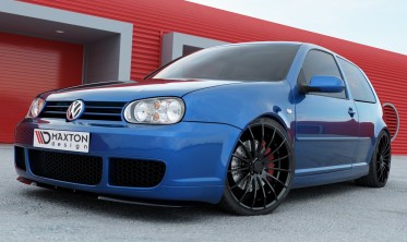 Тюнинговый диффузор переднего бампера VW Golf 4 фото