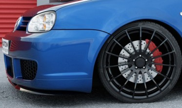 Тюнинговый диффузор переднего бампера VW Golf 4 фото
