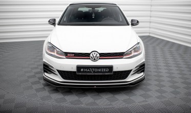 Диффузор переднего бампера VW Golf VII рестайл GTI вер. 2  фото