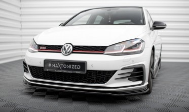 Диффузор переднего бампера VW Golf VII рестайл GTI вер. 2  фото