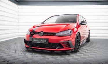 Диффузор переднего бампера Volkswagen Golf Mk7 версия GTI Clubsport  фото