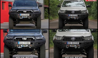 Силовой передний бампер Toyota Hilux Revo (2015-...) фото