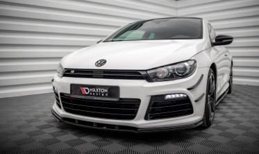Передній дифузор бампера Volkswagen Scirocco R версія фото