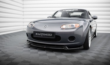 Нижняя тюнинг накладка (юбка) переднего бампера Mazda MX5 NC (Mk3) вар. 2 фото