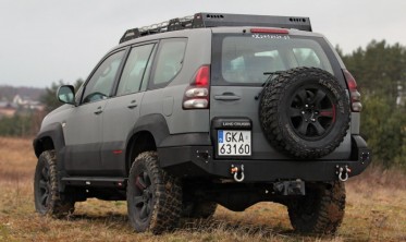 Силовий задній бампер Toyota Land Cruiser Prado 120, 125 (2002-2009) фото
