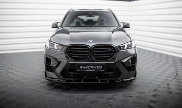 Тюнинг диффузор (накладка) на передний бампер BMW X5M F95 LCI вар. 2 фото
