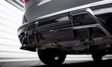 Тюнинг диффузор (накладка) на задний бампер BMW X5M F95 LCI 2023- фото