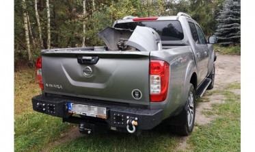 Силовой задний бампер Nissan Navara NP300 / D23, (2014-...) фото