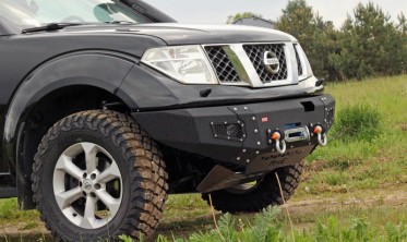 Силовой передний бампер Nissan Navara D40 / Pathfinder R51 (2005-2010) фото