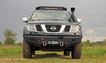 Силовой передний бампер Nissan Navara D40 / Pathfinder R51 (2005-2010) фото