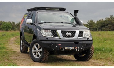 Силовой передний бампер Nissan Navara D40 / Pathfinder R51 (2005-2010) фото